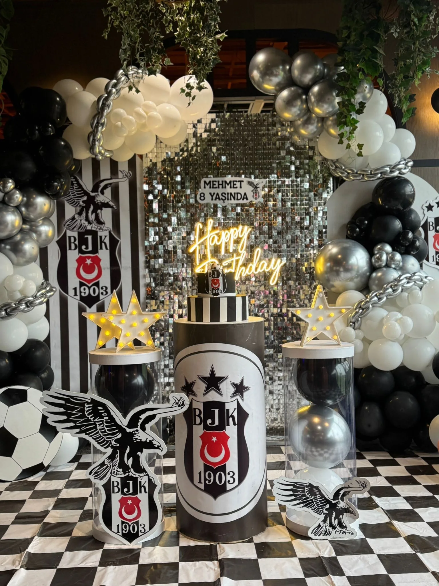 Beşiktaş Doğum Günü Konsepti kurulum görseli 2