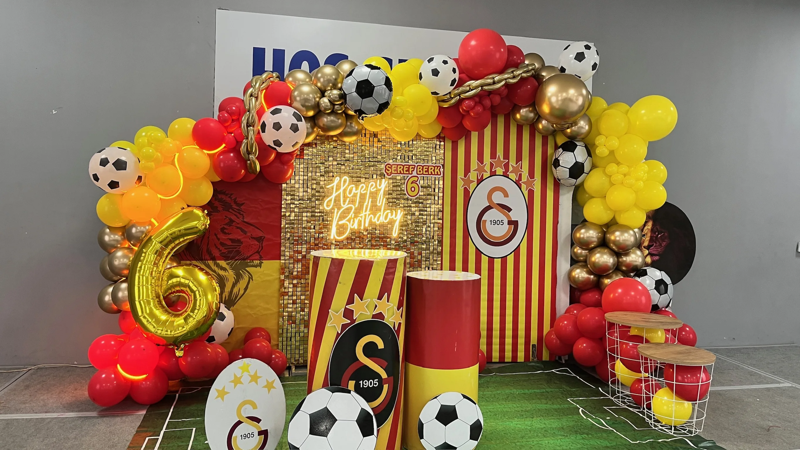 Galatasaray Doğum Günü Konsepti kurulum görseli 1