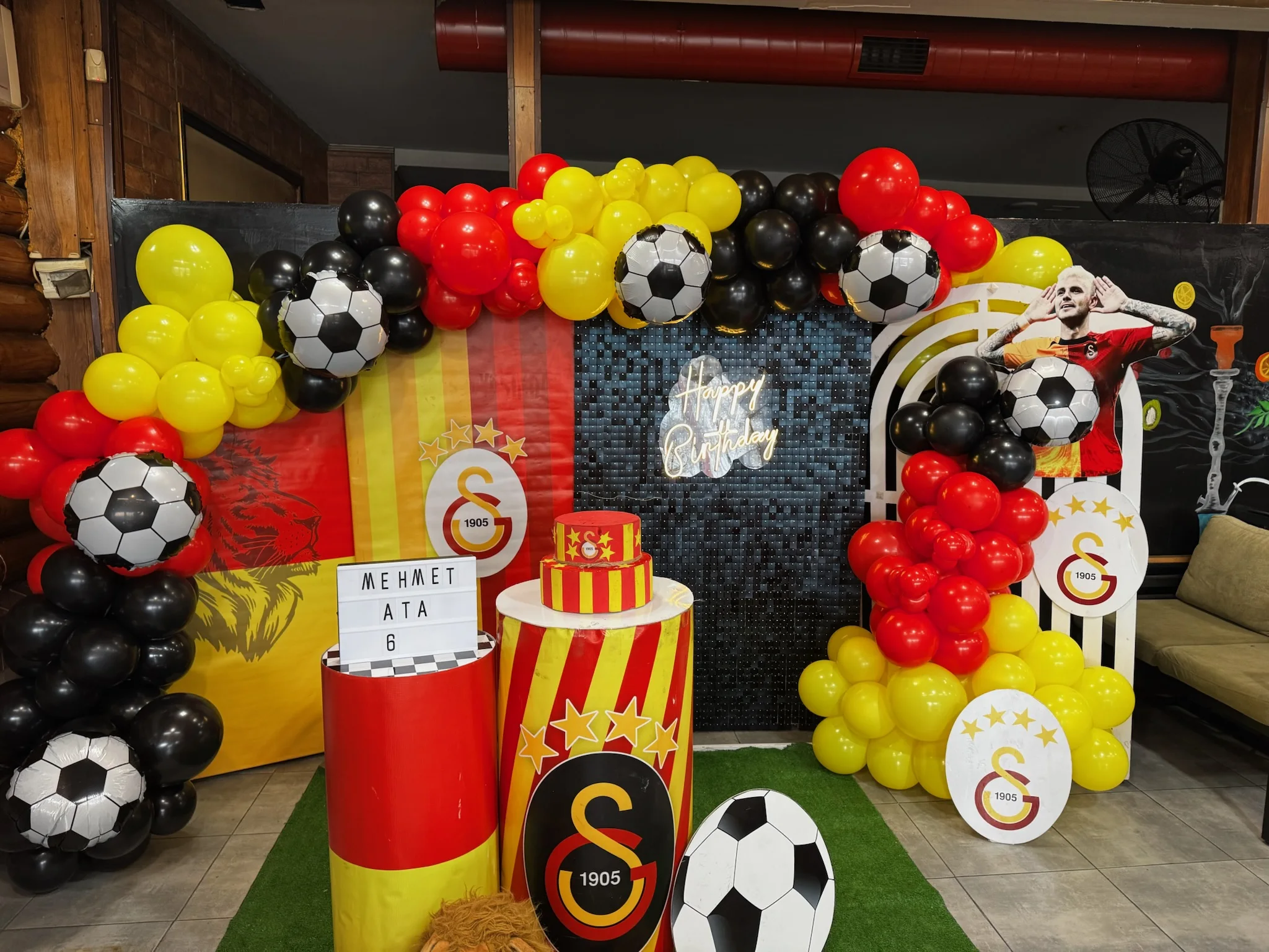 Galatasaray Doğum Günü Konsepti kurulum görseli 2