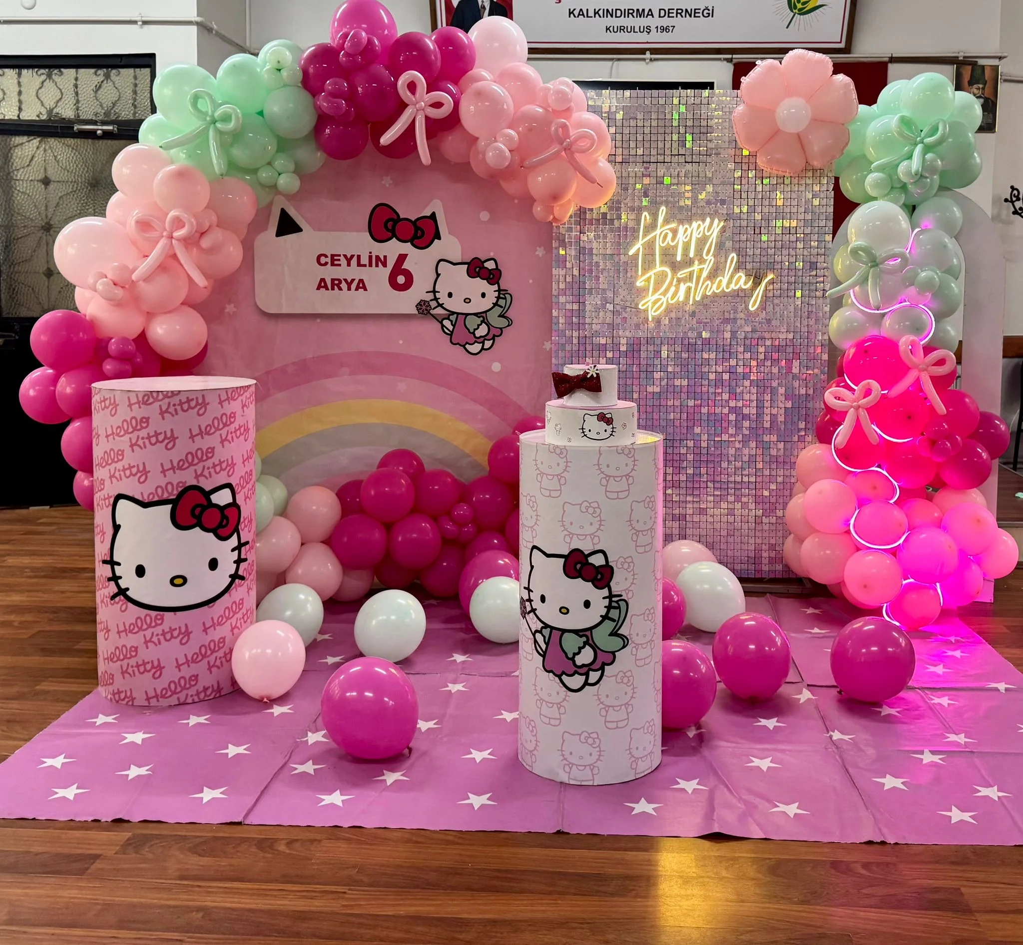 Hello Kitty Doğum Günü Konsepti kurulum görseli 1