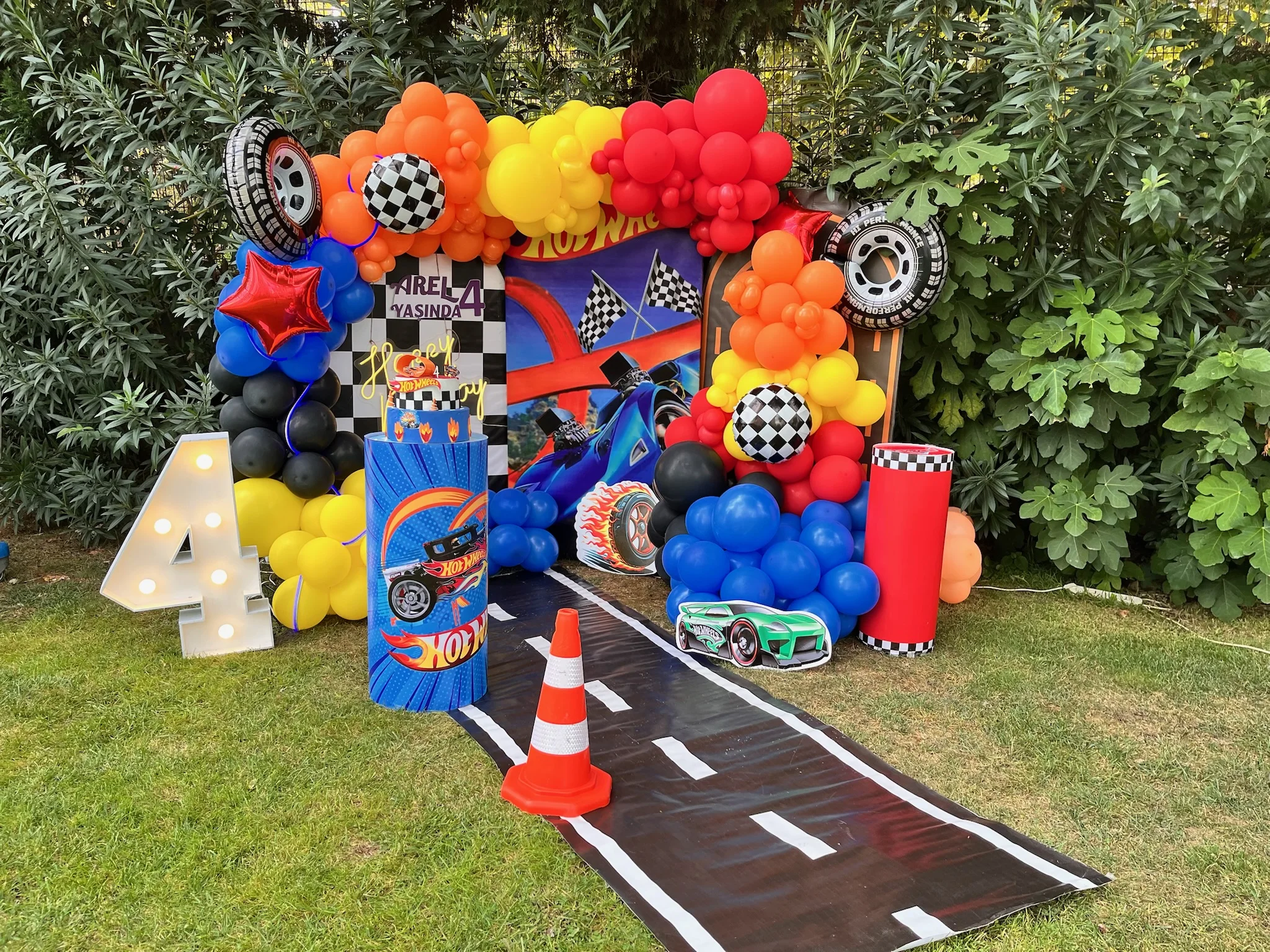 Hot Wheels Doğum Günü Konsepti kurulum görseli 1