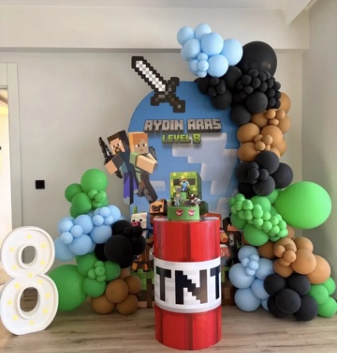 Minecraft Doğum Günü Konsepti kurulum görseli 1