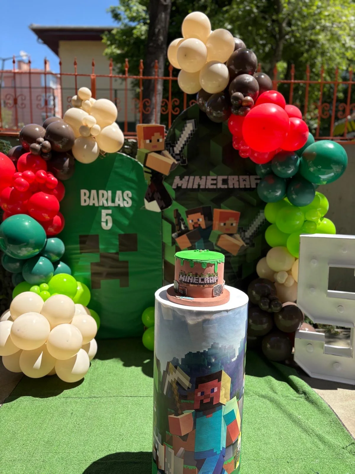 Minecraft Doğum Günü Konsepti kurulum görseli 2