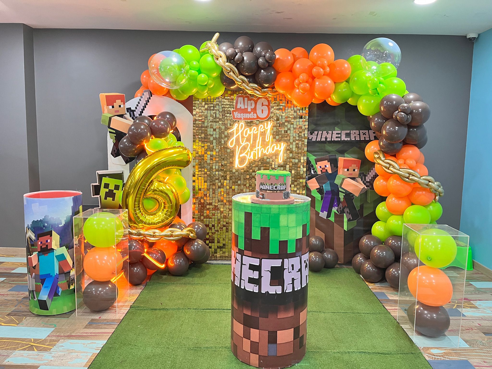 Minecraft Doğum Günü Konsepti kurulum görseli 1