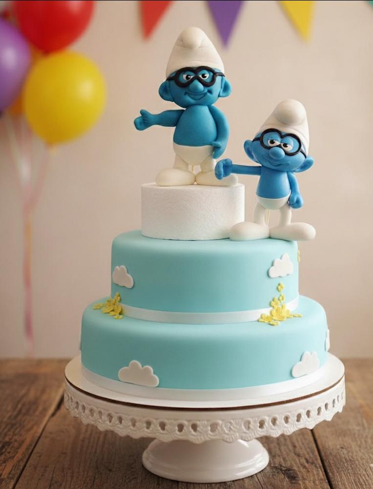 Kişiye özel şeker hamurlu doğum günü pastası